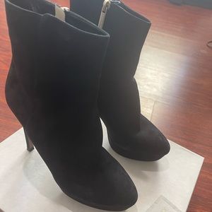 Jimmy choo suede booties.